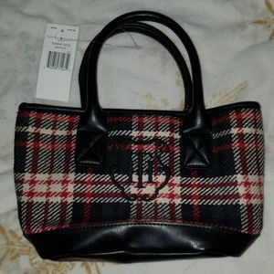 NWT Plaid mini tote